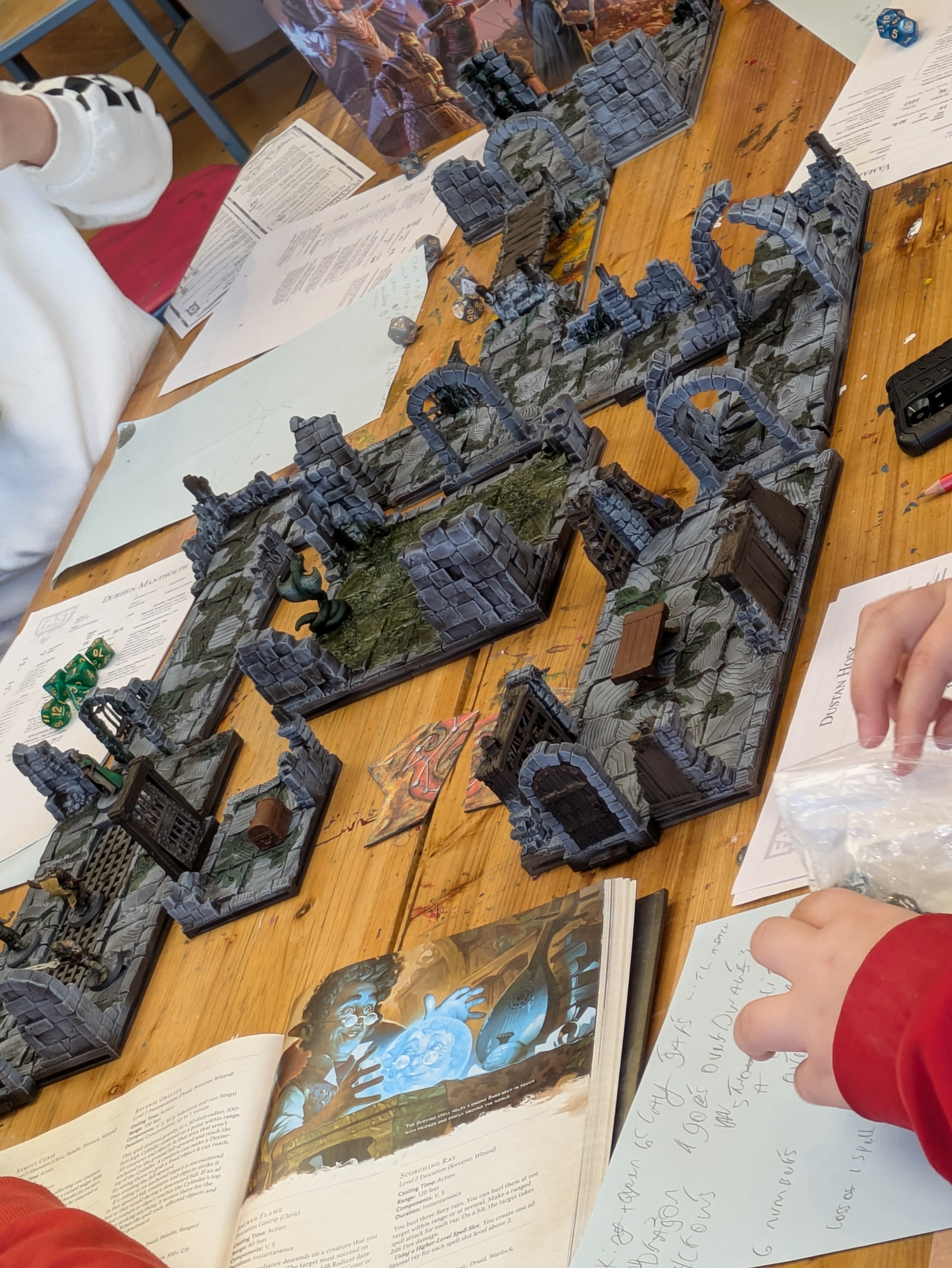 Dungeons and Dragons setup